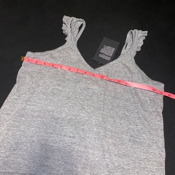 Chaser NWT Fluttery Strap Romper in Streaky Grey Size Medium, MSRP $98 - Picture 12 of 14